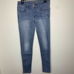 American Eagle Womens 6L Long Super Stretch Jeggin
